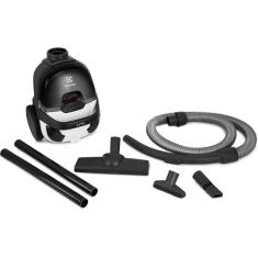 Electrolux Aspirador de pó sem saco potente 1400W silencioso compacto bocal estofados cabo retratil controle velocidade LIT31 preto branco 220V