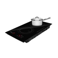 Fogão Cooktop De Indução 2 Bocas Elétrico Eci02ep 220V E Panela Inox Solar Ø 16cm Pit7 - Eos