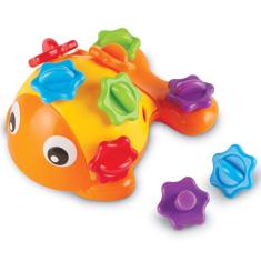 Recursos de aprendizagem de brinquedos Finn the Fine Motor Fish 12 peças