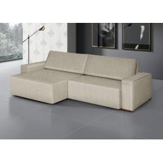 Sofá Siena - Retrátil / Reclinável 240 Cm Linho - ESTOFADOS GRAFANI