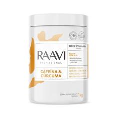 Raavi Creme De Massagem Cafeina E Curcuma 1 Kg