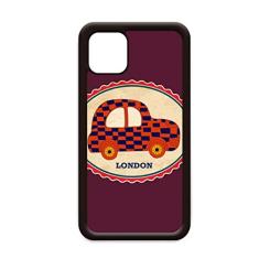 Capa Little car UK London Stamp Britian para iPhone 12 Pro Max para Apple Mini Mobile Case Shell