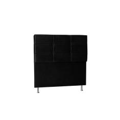 Cabeceira Tóquio 1,40 Cm Para Cama Box Casal Suede Preto