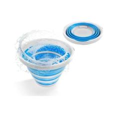 Balde Dobrável Retrátil Sanfonado Multiuso Silicone 10L ul - Baby Styl