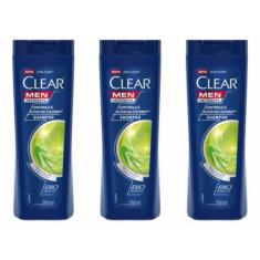 Kit C/03 Clear Men Controle Da Coceira Shampoo 200ml