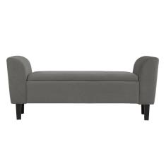 Recamier Bau Malibu 1,20m Suede Cinza - Inova Decor