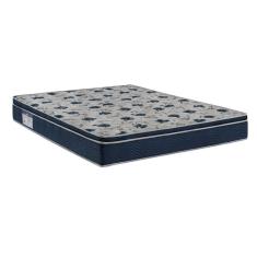 Colchão ISO Superpocket 138x188x25cm Ortobom Preto/Azul