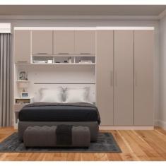 Guarda Roupa Dormitório Modulado Alpes Casal 1,38 m - Roupeiro Luciane