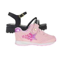 Tenis Infantil Menina e Papete Plataforma - KIT 2 PARES Tam 28 ao 34 -