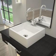 Kit Cuba Q395 com Torneira Luxo 1195 Metal 1/4 Volta Compace