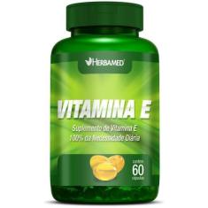 Vitamina E 10mg Herbamed 60 Cápsulas