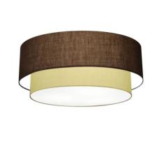 Plafon Duplo Cilíndrico Md-3063 55x50cm Bivolt Café Bege