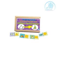 Dominó associação de formas geométricas