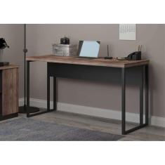 Escrivaninha Para Escritorio  1200 Naser Noce Preto