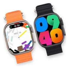 Relógio Smartwatch W69+ Ultra 49mm Series 10 Android Ios Tela Amoled N