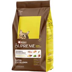 Ração Quatree Supreme Gatos Castrados Frango E Batata Doce 10,1 kg