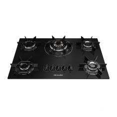 Cooktop Mueller 5 Bocas Com Queimador Tripla Chama MCG5BC Bivolt