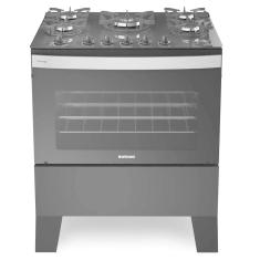 Fogão Itatiaia 5 Bocas Itaglass Plus Preto - Bivolt