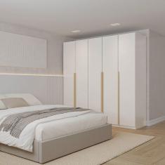 Guarda-roupa Modulado 3 Peças 5 Portas Jade Cabecasa Madeiramadeira