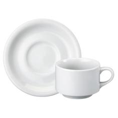 Xícara de Chá Arizona com Pires de Porcelana Schmidt 200 ml