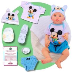 Bebê Reborn Boneco Realista RecémNascido Corpinho Em Silicone  - GRS T