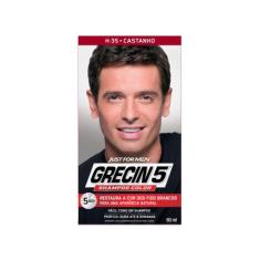 Shampoo Color Grecin 5 Castanho 60ml, Castanho