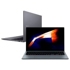 Notebook Samsung Galaxy Book4 Intel Core i5-1335U 8GB SSD 512GB 15,6" Grafite