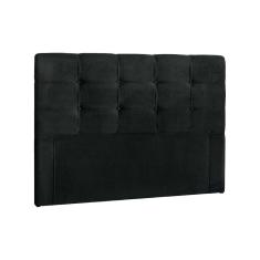 Cabeceira de Cama Box Casal Simbal Clean Casal Preto