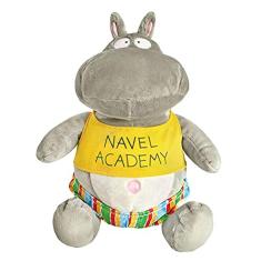 Boneca hipopótamo de pelúcia Belly Button Book, 10,5 polegadas