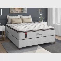 Cama Box Casal Hellen Colchões Molas Ensacadas Belvedere 138x188x74