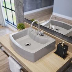 Kit Cuba RT41 com Torneira C50 e Válvula 1 Polegada abs e Sifão Pvc e Flexível Compace