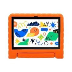 Tablet Infantil Kid Pad Laranja com Controle Parental 6GB de RAM + 128GB + Tela 10.1 pol + Case - Octa Core - NB425 NB425