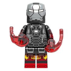 Boneco Blocos De Montar Homem De Ferro Armadura Mark Mk22