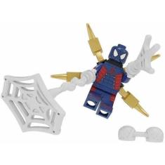 Boneco Blocos De Montar Homem Aranha Traje Isolante Marvel