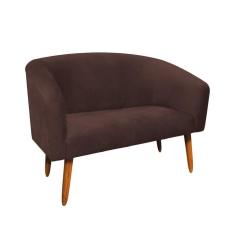 Namoradeira Stella Suede Marrom