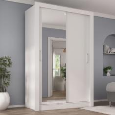 Guarda Roupa Solteiro 2 Portas - com Espelho Liz Yescasa