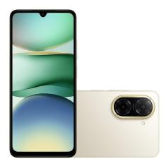 Smartphone Redmi A5 Dourado, 128GB, 4GB, Câmera 32MP+QVGA