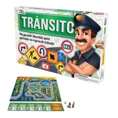 Brinquedo Pedagógico Educativo Jogo De Tabuleiro Trânsito