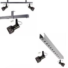 Kit 75 Spot Trilho Perfilado Eletro calha Par20 Bulbo OL1 - Hiperlight