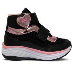 Tenis Feminino Nº 20 Ao 27 Botinha Menina Cano Alto 11.117i-Feminino