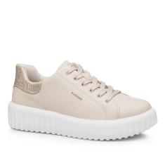 Tênis Pegada Feminino em Couro Off White 212104-02-Masculino