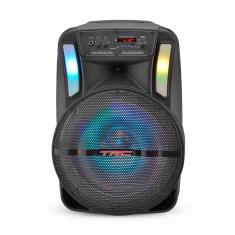 Caixa De Som Amplificada Bluetooth Portátil Com LED TRC X300- 300W RMS
