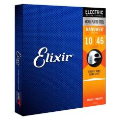 Encordoamento para guitarra elixir 010 light 12052 (3216)