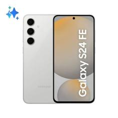 Smartphone Samsung Galaxy S24 FE 5G 256GB Cinza, RAM 8GB, Câmera Tripla Traseira de 50MP, Selfie de 10MP, Tela 6.7"