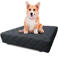 Cama Box Pet 50x50x14cm Com Lençol Impermeável Branco Para Cachorros e Gatos - Caminha Pet - bf Colchões