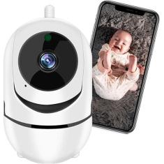 Babá Eletrônica Câmera Wifi Sem Fio Visão Noturna Microfone - ipcamera