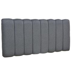 Cabeceira Cama Box Painel Casal 140 Cm Dubai W01 Chumbo