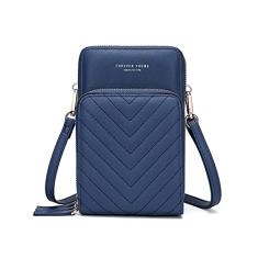 Pequena bolsa tiracolo para celular para mulheres, mini bolsa de ombro, carteira, porta-cartões