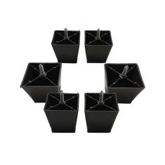 6 Pés De Sofá Modelo Trapézio Estofados Hack Com 6cm