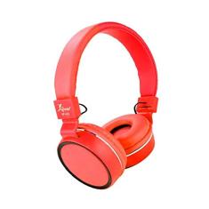 Fone de ouvido Headphone Com Microfone Kp-421 Knup Vermelho